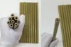 Cannuccia di bambù naturale al 100% 23 cm cannuccia riutilizzabile cannucce per bevande ecologiche pulitore pennello bar strumenti per bere forniture per feste