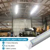 linha T8 Integrado Três tubo levou quatro pés 60w SMD2835 lâmpada LED Light Bulb 48' fileira Três LED Lighting substituição fluorescente