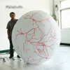 Spersonalizowany symulowany nadmuchiwany balon oczu 2m / 3m / 5 m Duży oświetlenie piłka do oka do pubu i dekoracji Halloween
