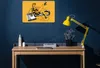 Das neue Blechschild, gelb, visuelle Wirkung, sexy Vintage, 20 x 30 cm, Metallfarbe, Blechschild, Bar, Pub, dekorative Schönheit und Motorrad-Wanddekoration
