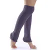 Solid Color Knit Boot Leg Warmers Knee High Stockings Leggings Socks Autumn Winter Socks for Women