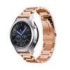 22mm / 20mm roestvrijstalen horlogeband voor Samsung Gear S3 S2 Klassieke metalen riem voor versnelling S3 Smart Watch 3 link horlogeband