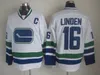 Vancouver Canucks Jersey 23 Alexander Edler 13 Raffi Torres 14 Alex Burrows 22 Daniel Sedin 1 Kirk McLean 16 Trevor Linden Hóquei Jersey