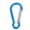 Lightweight Climbing Button Keyrings Key Chain Carabiner Camping Hiking Hook Outdoor Sport Aluminium Safety Buckle 100pcs/lot DLH055