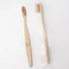 Bamboo Toothbrush Wooden Rainbow Bamboos Toothbrushs Oral Care Soft Bristle Travel Toothbrush