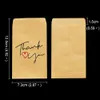 Mini Thank You Gift Bag Envelope Kraft Paper Candy Postcard Pictures Perfume Sample Packaging Lucky Small Gift Wrapping