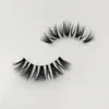 Mink Eyelashes Clear Band Washes Handgemaakte Valse Wimpers 5D Transparante band Volledige strip wimpers met plastic doos