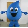 2019 Vente d'usine Blue Little Water Drop Mascot Costume pour adulte pour porter des mascottes de personnage de dessin animé à vendre