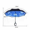 Inverted Reverse Umbrella c handle Windproof Reverse Rain Protection Umbrella Handle Umbrellas Household Sundries sea 6747035