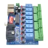 1PCS 8CH DMX 512 Controlador LED DMX512 Decodificador de sa￭da do rel￩ dimmer Max 10A WS-DMX-RELAY-8CH