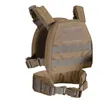 Hoge Kwaliteit Goedkope Kinderen Kids Mini Airsoft Tactische Vest Pak Molle Combat Plate Carrier XSS 4 Kleuren met Taille Seal9920456