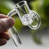 Diamond Knot Loop Quarz Banger 10 mm 14 mm 18 mm männlich weiblich 45 90 Quarz Loop Banger Nägel für Glasbongs Dab Rigs667