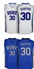 Uomini vintage #30 Jon Scheyer Jersey Mesh Mesh Dimensione del ricamo completo S-4xl o Nome Nome Numero College Maglie universitario