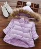 Retail 9 Colours Kids Winter Coats Boys Girls Designer zagęszcza bawełniany płaszcz dla niemowląt kurtki dla niemowląt kurtki z kapturem 5376064