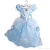 9 Style Girls princess Lace dress 2018 New kids fashion cosplay bowknot Bows dresses baby Pink purple blue dress skirt