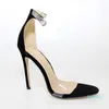 Style chaud - Vente hot PVC Femmes Plateforme Sandales Super High Heels Immasé Femme Transparent Crystal Chaussures Sandalia Féminine