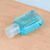 30ml hand sanitizer PET plastic bottle with flip top cap square bottles for cosmetics Essence4568715