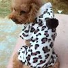 Zima Pies Z Kapturem Pet Odzież Małe Ubrania Pies Moda Pet Puppy Ciepłe Coral Odzież polarowa Renifer Kurtka Snowflake BC BH0984-2