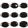 cotton Mask Outdoor Face Masks Party Fashion printed black mask dustproof warmth cycling mask 17 styles KKA7775