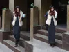 Moda-Autumn Sonbahar Kış Kadınları Siyah Gri Kazak Elbise Fleeced Hoodies Uzun Kollu İnce Maksi Elbiseler S M L XL XXL KIŞ GİBİ M176