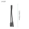 Newest 2 In1 TypeC Convertor USB Type C Charging Cable 35mm o Earphone Headphone Adapter For Xiaomi For Huawei Samsung8736371