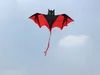 Çocuk oyuncakları yüksek kaliteli 18 m kırmızı yarasa güç uçurtma reçine çubuğu uçurtma saplı ve hat iyi uçan 7582606