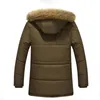 Yeni Kış erkek Kalın Ceket Aşağı Ceket ve Parkas erkek Kapşonlu Parker Coat Windproof Parker Coat M-5XL