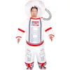 Gros-NOUVEAU Costumes gonflables Blanc Spaceman Vêtements Halloween Noël Cosplay Costume Astronaute Robe de Soirée pour Adulte Combinaison