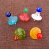 Carb Cap Smoking Accessories Glass Glow In The Dark 35mm OD Cap For Quartz Banger Nail Or Mini Bongs Dab Oil Rigs DCC07