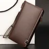 Baellerry Men Wallets Classic Style Card Card حامل ذكور محفظة الجودة سحاب كبير سعة كبيرة العلامة التجارية المحفظة الفاخرة للرجال Ret294a