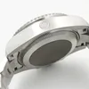 R Series 44mm Data automática Mens relógios de discagem preta profunda Moldura de cerâmica Mãos luminosas Bracklet Supillet Ajuste Relvinhas de pulseira