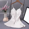 Artı Boyutu Gece Elbise Gecelik Seksi Kıyafeti Dantel Patchwork Camisola Lingerie Nighty Elbise Uyku Aşınma Gecelik Giysileri