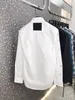 Spring Autumn new fashion mens designer shirts white black thin long sleeve men work shirt casual imported PARIS brand clothing fwz241