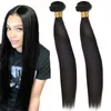 Peruvian Human Hair 2 Bundles Straight Wholesale Virgin Hair Extensions 2 Pieces/lot Natural Color Silky Straight Virgin Hair