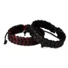 Moda Mens Charme Curso de couro Bracelete artesanal Jóias trançadas Design Hip Hop Rock Punk Men Bracelets Black Brown para Presentes8563836