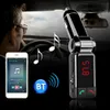 Bluetooth v2.0 Car Kit MP3 Player FM Transmissor Handsfree com porta de carregamento duplo USB