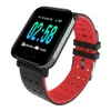 A6 Fitness Tracker Armband Smart Watch Bunter Touchscreen mit Herzfrequenz Smart Watch für Android IOS-Handys ID115 B57 mit Box