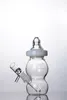 Unique shape glass hookah water pipes 15 cm tall approx heady pipe wax oil rigs with 14 mm joint