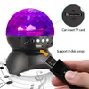 Edison2011 MIni sans fil Bluetooth haut-parleur LED boule scène fête Disco lampe magique LED lumières Support TF carte pour téléphone intelligent