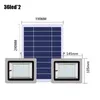 Led Solar lamps Floodlight Double Heads 60LEDs 126LEDs 160LEDs 200LEDs Waterproof IP65 Outdoor Garden Street Flood Light with remote control