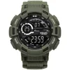 SMAEL Orologi sportivi Cinturino mimetico SMAEL Orologio da uomo 50 m Impermeabile Top S Shock Orologio da uomo LED 1366 251z