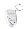 Silver Ultraljud Anti-Mosquito Key Ring Mini Mosquito Killer Electronic Mosquito Repeller Key Chain Free Shipping