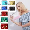 Nieuwe Hot Sale Envelop Clutch Bag Rits Cosmetische Tas Mode Mermaid Sequin Bag Dames Munt Portemonnee WCW661