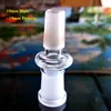 10 Styles Glass Adapter 7cm Hookah Bowl Adaptor 14mm-14mm Female 18-18mm Female 14-18mm male glass adaptor for glass bong water pipe oil rig