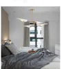 Metal inclined mouth creative post-modern Nordic industrial wind living room bedroom contracted tieyi personality chandelier factory direct