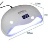 Sun5 Pro UV Lamp LED -nagellampa 72W Nageltork för alla geler Polish Sun Light Infrared Sensing 103060S timer Smart för Manicure7687704