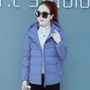 Plus size women winter jacket cotton loose short parkas women outwear designer warm hooded female coat jaqueta feminina DR1192