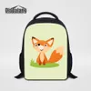 Menino menina linda mochila desenhos animados para escola animal raposa coruja tigre unicórnio imprimir escolas escolares para jardim de infância criança diária bagpack