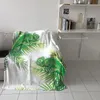 Couvertures couvertures caméléons Lézard à quatre pattes à quatre pattes Green Flanelle Soft Throw Canapé-lit Couvertures de voyage1