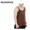 Riuooplie Les Lesbianカジュアル通気性綿の長い胸肉バインダーTransershirtベストトップS-5XL＃SM-0008 Y19070101